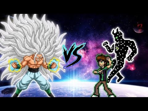 Goku SSJ Infinity Ultra Instinct OP VS Ben 10 Omniverse V2 OP (all form) in Jump Force Mugen