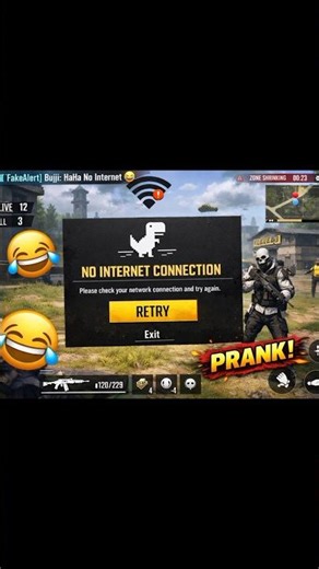 No internet prank 😅 #ff #freefirefunny