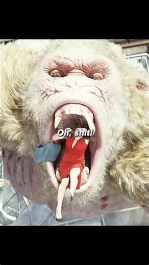 Rampage (2018) Epic Scene|Claire Gets Eaten! 👜🦍 George Saves the Day