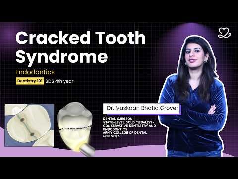 Dentistry 101 | Endodontics | Cracked Tooth Syndrome | BDS 4th Year