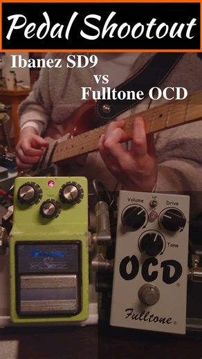 Andy Timmons style | Fulltone OCD vs Ibanez SD9 Sonic Distortion low gain #ibanez #fulltone