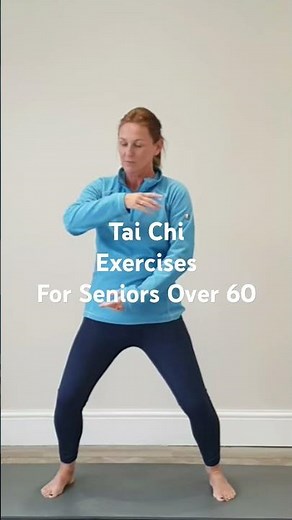 EASY Tai Chi sessions to follow at home - Seniors over 60 #exercisesover60s