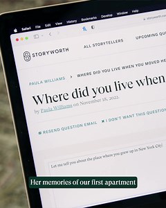 1.9K reactions · 244 shares | "Fair warning, though, you may cry, laugh, or get lost in some thoughts while reading the answers you get to your questions. I truly can't imagine a more thoughtful gift or one that has so much potential value. Get started now. You will thank me later." - Aaron, a Storyworth customer #love #meaningfulgift #lastminutegift #lifestories #memorybook #holidays #christmas #hannukah #love #meaningfulgift #holidaygift #christmasgift #hannukahgift | Storyworth | Facebook