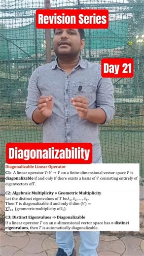 Diagonalizability | Linear Algebra | IIT JAM Maths & CUET PG Maths | IFAS