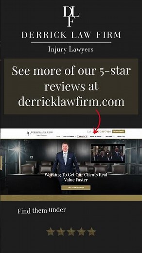 Client Reviews - Week of May 22nd, 2026 | Derrick Law Firm Injury Lawyers