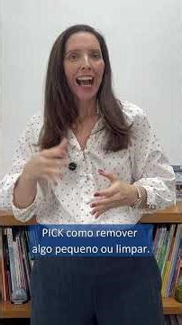 The DIFFERENT MEANINGS of the verb PICK in ENGLISH!