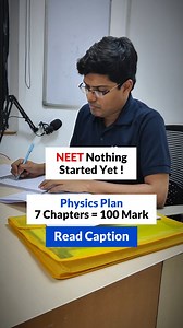To secure good marks in NEET Physics, it's crucial to focus on key chapters and concepts. Here's a strategic breakdown: 1. Modern Physics:- A very high-scoring unit with predictable, formula-based questions. Topics like photoelectric effect, Bohr’s model, nuclear physics, and dual nature commonly give 5–7 MCQs. 2. Current Electricity:- Expect 4–5 MCQs. Simple concepts like Ohm’s law, resistivity, KVL/KCL, series-parallel circuits, Wheatstone bridge, and potentiometer make this an easy scoring ch
