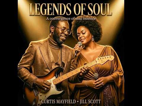 Curtis Mayfield & Jill Scott • Romantic Soul Duets | Soft Love, Slow Nights & Deep Feelings
