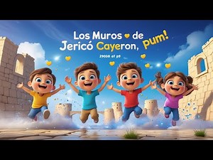 “¡LOS MUROS DE JERICÓ CAYERON, PUM!”| Canción Cristiana Infantil