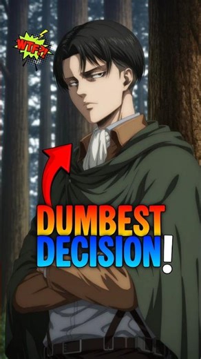Levi's Dumb Decision ! 😵‍💫 | AOT Explain In Hindi | #anime #attackontitan #levi