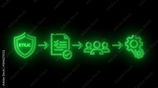 Employee Onboarding and Human Resources Workflow Animation Showing Application Review, Approval, and Team Integration