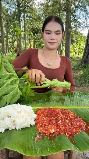 2.2M views · 20K reactions | Eating with chili salt with papaya tree | Closet Cooking | Facebook