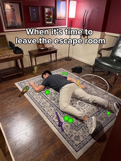 POV: You finally solved it… and now real life expects you back. Hard pass. I live here now. 🔐 #reddoorescape #escaperoom