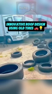 722K views · 10K reactions | Innovative Roof Design Using Old Tires  Follow for more  #Informative #fypシ゚viralシ #trendingreels #informationtechnology #information #trend #viralreelsfb #fbviral #reels #tiktok #informational #FunTux #viralshorts2025 #tagalog #pinoy #factsyoudidntknow #educational #philippines2025 #pinas #ofw #itsmorefuninthephilippines #IbaAngPinoy #fypシ #trendingnow #Paraguay #Tires #kaalaman #science #alamin #kaisipan | Fun Tux | Facebook