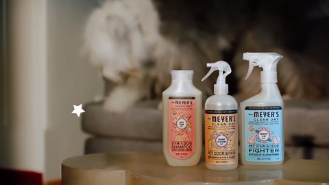 MRS. MEYER'S Clean Day Dog Deodorizing Spray, White Peach Scent, 8oz