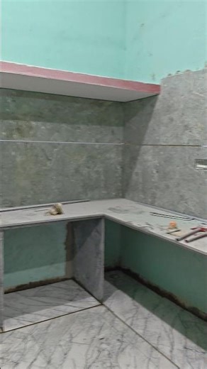kichan wall & kountar kodash work #homedecor #construction