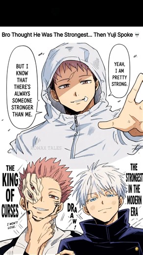 Bro Thought He Was The Strongest… Then Yuji Spoke 💀🔥