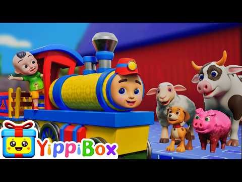 Train Choo Choo Song | Newborn Baby Songs & Nursery Rhymes | YippiBox