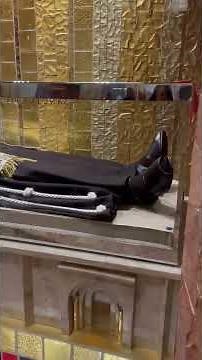 The Incorrupt body of Saint Padre Pio - At San Giovanni Rotondo, Italy