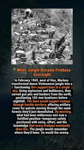 When Jungle Became Firebase Overnight