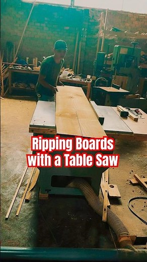 Ripping Boards with a Table Saw – Clean and Straight Cuts