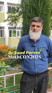 Dr. Saad Parvez highlighted the power of math in driving innovation & entrepreneurship at MathCon2024 inspiring the next generation of problem-solvers. #MathCon2024 | Green Valley Educational Institute