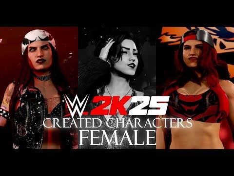 WWE 2k25 | Created Superstars [Female | 51]