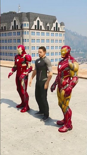 IRON MAN VS HULK - TEAM BATTLE #shorts