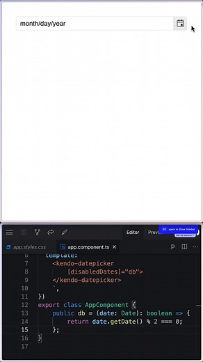 Did you know that @AlyssaNicoll has not only one, or two, or three, but seven favorite Kendo UI for #Angular DatePicker features? So many! But they are all so good!  Check them out: https://prgress.co/3Rxeg2Y | KendoUI | Facebook