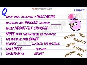 Static Electricity GCSE Revision - Electricity in Insulators