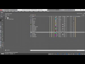 شرح امر ( Layers Properties) AutoCAD Basics - Tutorial