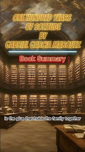 One Hundred Years of Solitude by Gabriel Garcia Marquez Book Summaries in English