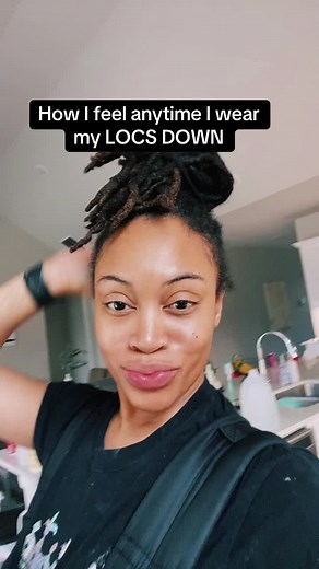 Switch it up real quick! 🤣#lochairstyles #hairstyles #locs #loclivin #fortheluvoflocs #locjourney #locinspo #trending #reels #explore #loclife #locstylesforwomen #locmaintence #locsdaily