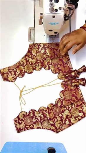 Trending Blouse Back Neck Design Cutting✂️And Stitching#Shorts#Ytshorts#Viral#Trending#Designer#Neck