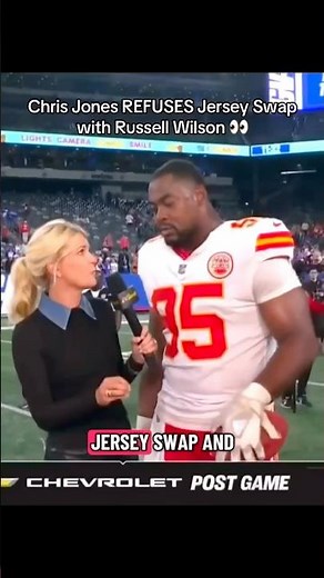 Chris Jones Lays the Smackdown on Russell Wilson’s Jersey Swap!