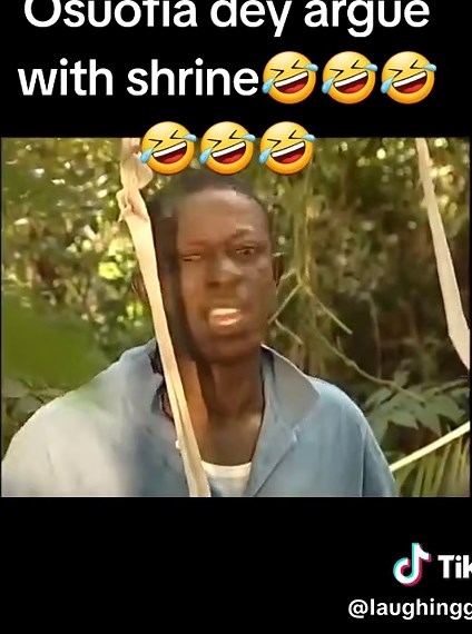 Osuofia's Hilarious Argument with the Shrine