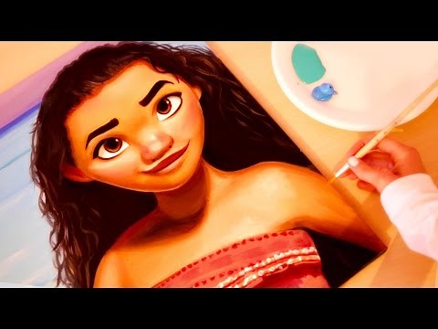 Painting Moana