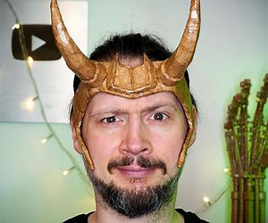 DIY Cardboard Loki Horns