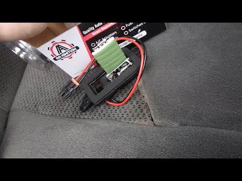 2005 Silverado Blower Motor Resistor replacment!