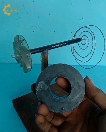 18K views · 232 reactions | real energy 100% free with manet and copper wire | Free Energy Generator | Facebook