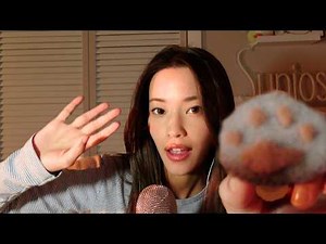 ASMR Deep Sleep Triggers🦋Tapping Whispering & Mouth Sounds for Relaxation🩵Sensitive Ear attention ￼