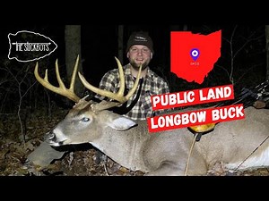 PUBLIC LAND BOWHUNTING|Ohio Public Land Longbow Buck|The Stickboys