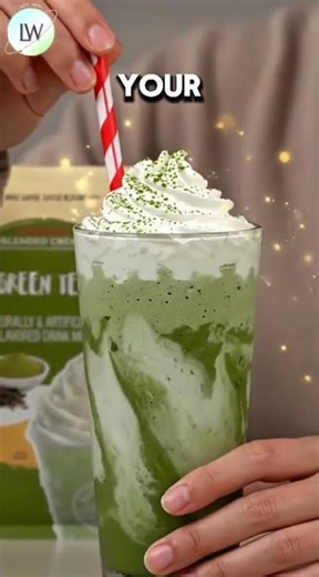 Creamy Green Tea Frappe Magic in Seconds 🍵