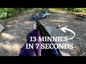 13 Mini 12ga Rounds In 7 Seconds -Mossberg 500A Persuader Shotgun