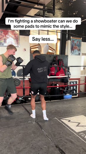 Amateur Boxer Fails at Mimicking Showboating Style