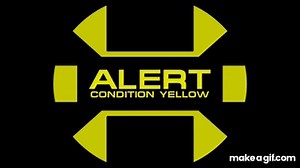 Star Trek Yellow Alert Screen on Make a GIF