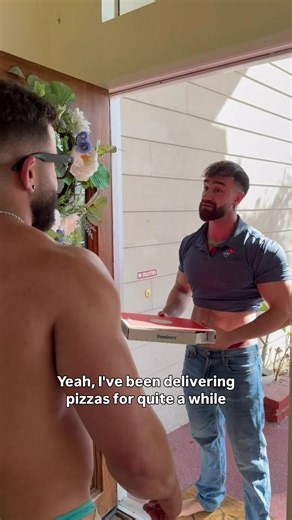 Pizza Delivery Guy Meets Stunning Customer