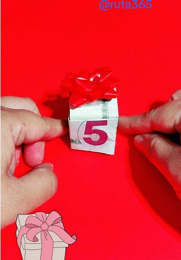 #Money Box Tutorial #Valentine’ S Gift Ideas#origami#regalo #Viral Money Box Tutorial 💵🇺🇸🇲🇽❤️