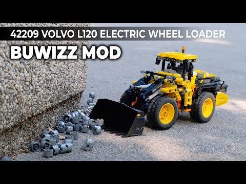 Motorizing the 42209 Volvo L120 Electric Wheel Loader with #BuWizz - Test Drive (2/2)