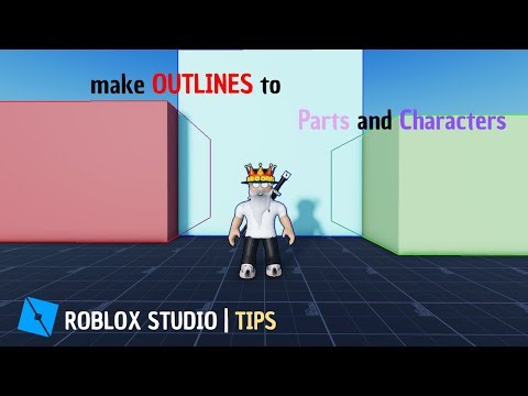 How to make OUTLINES to Parts and Characters | Roblox Studio Tips